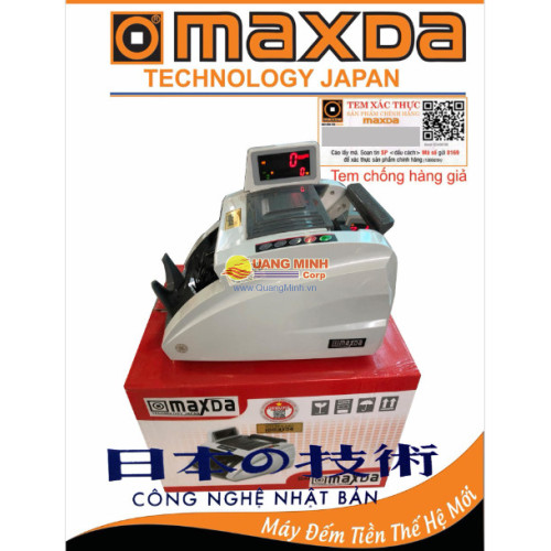 MÁY ĐẾM TIỀN MAXDA 1608